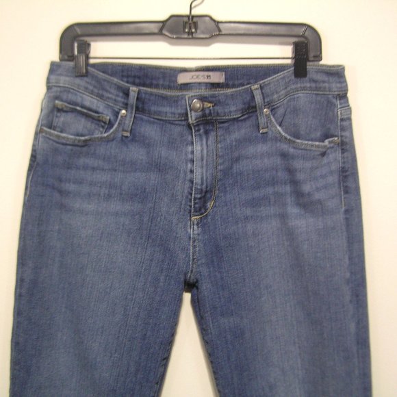 JOE'S JEANS SIZE 32 STRETCH Straight Crop SILVERLAKE - Picture 4 of 9